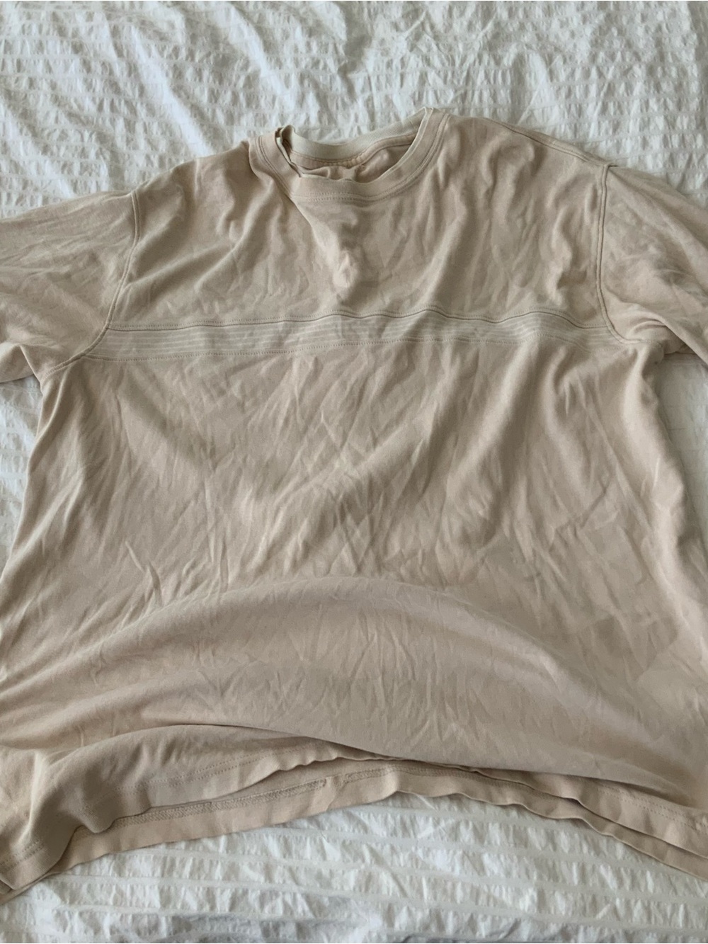 Neutral Beige Crewneck Sweatshirt